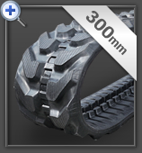 300mm Mini Excavator Rubber Track