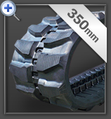 350mm Mini Excavator Rubber Track
