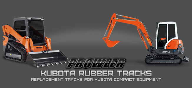Kubota Rubber Tracks For Mini Excavaors And Compact Track Loaders