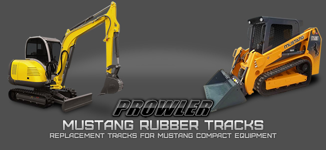 Rubber Tracks For Mustang Excavator And Track Loader